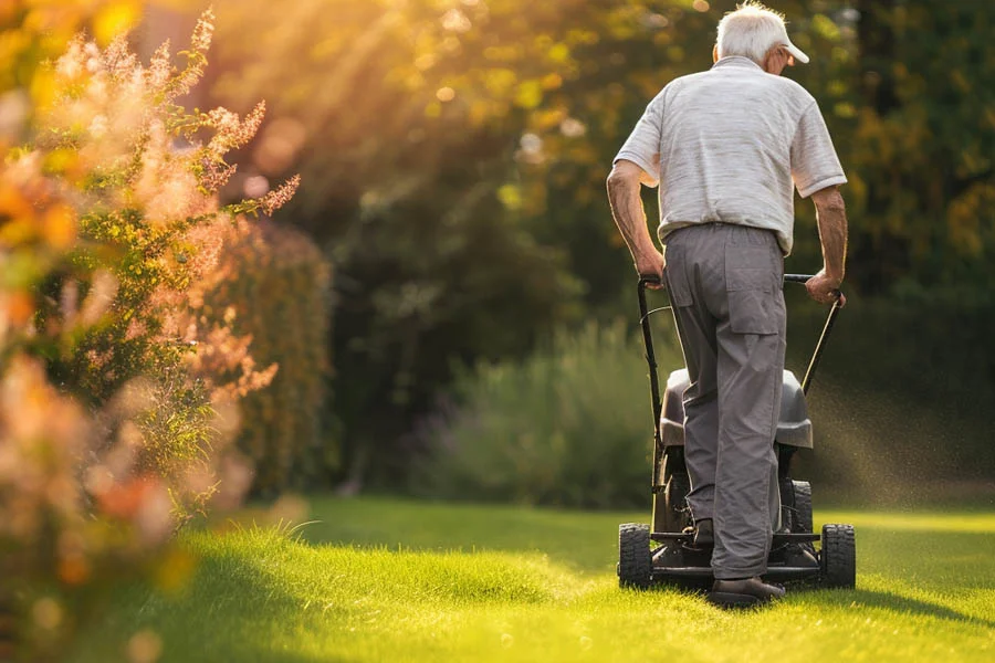 lawn mower self propelled electric