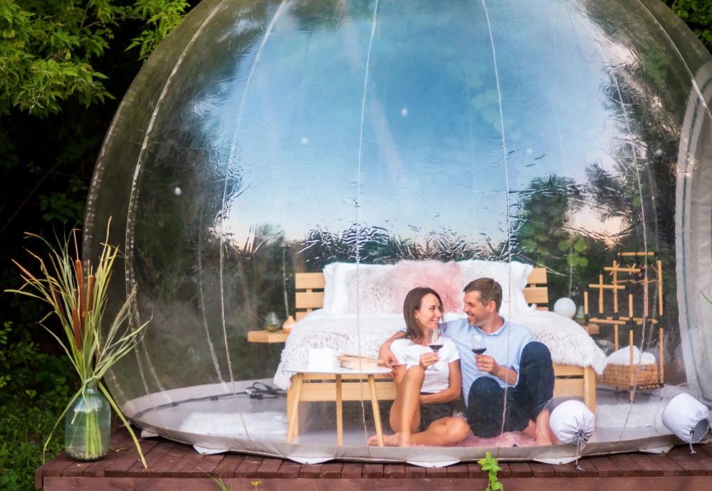 bubble tent picnic